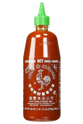 Sriracha Huy Fong bottle